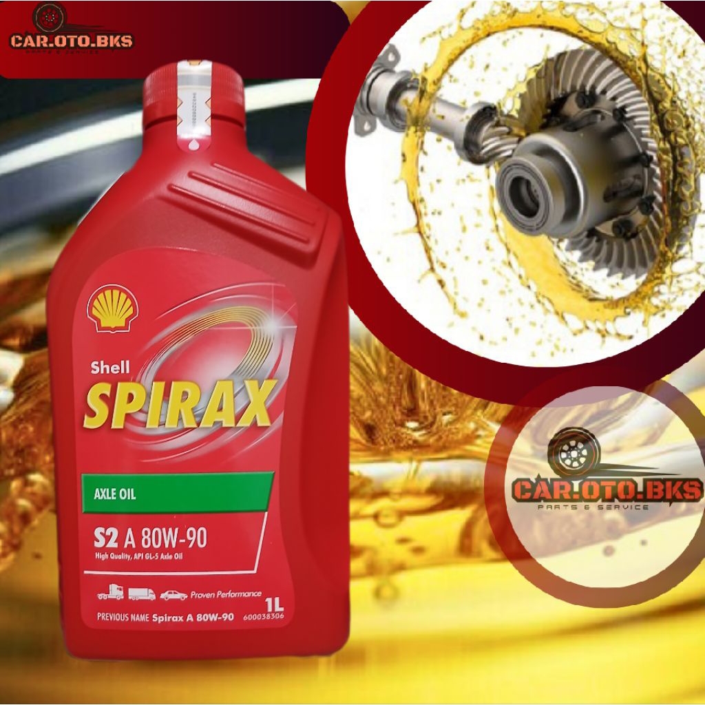 OLI GARDAN MOBIL SHELL SPIRAX A 80W 90 1liter