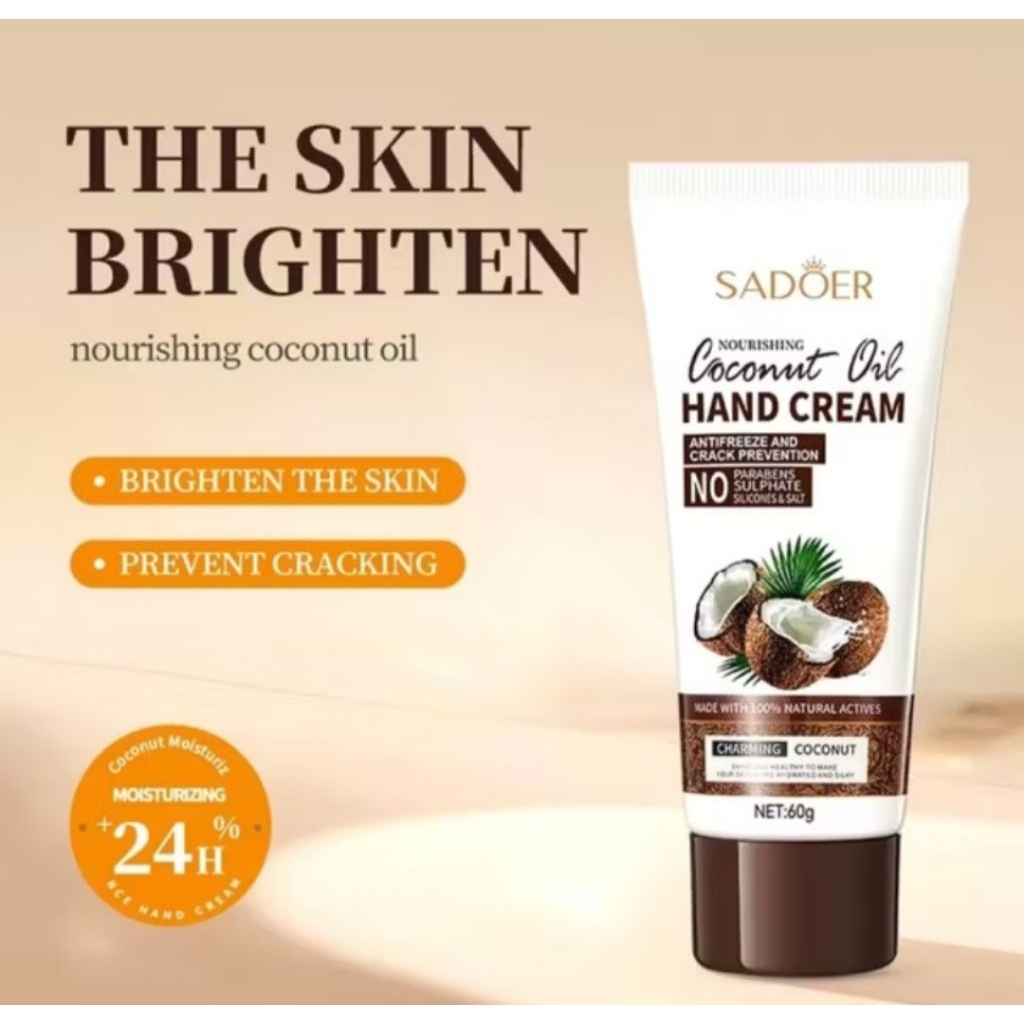 SADOER coconut oil hand cream 60g
