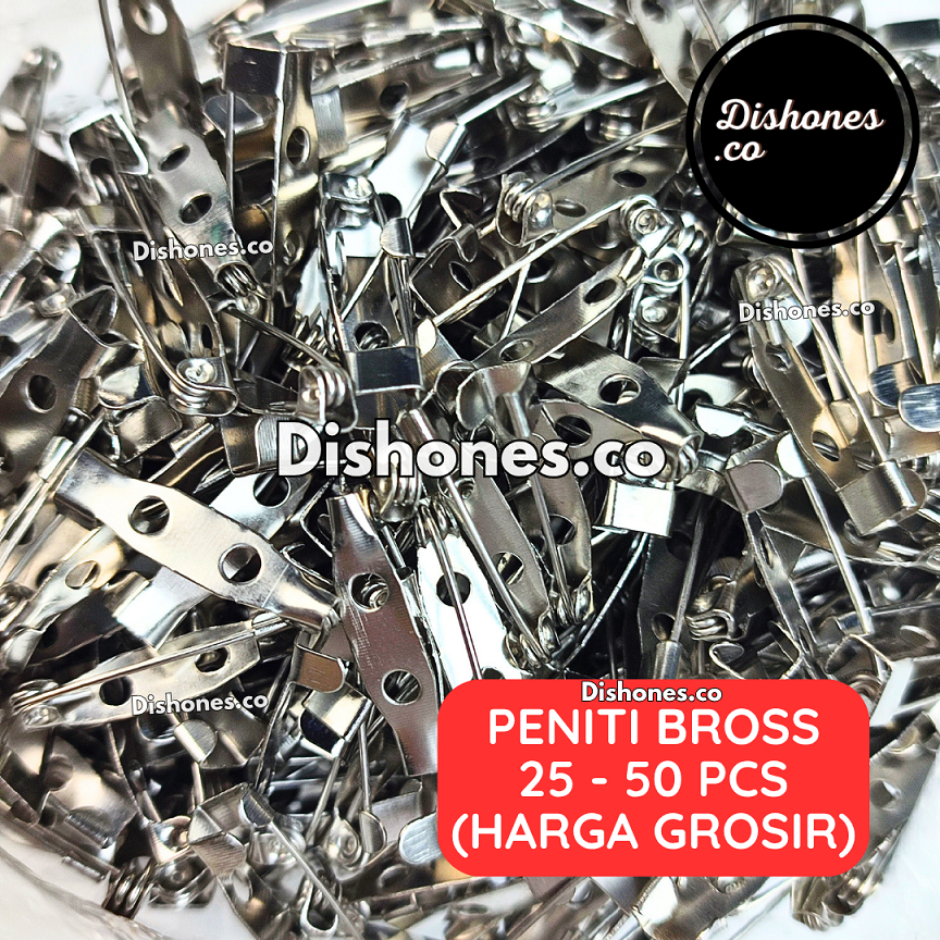 (GROSIR) Peniti Bros / Pin Bros Besi / Peniti Besi / Pin / Bros Kerajinan Tangan / Peniti Bross Hias