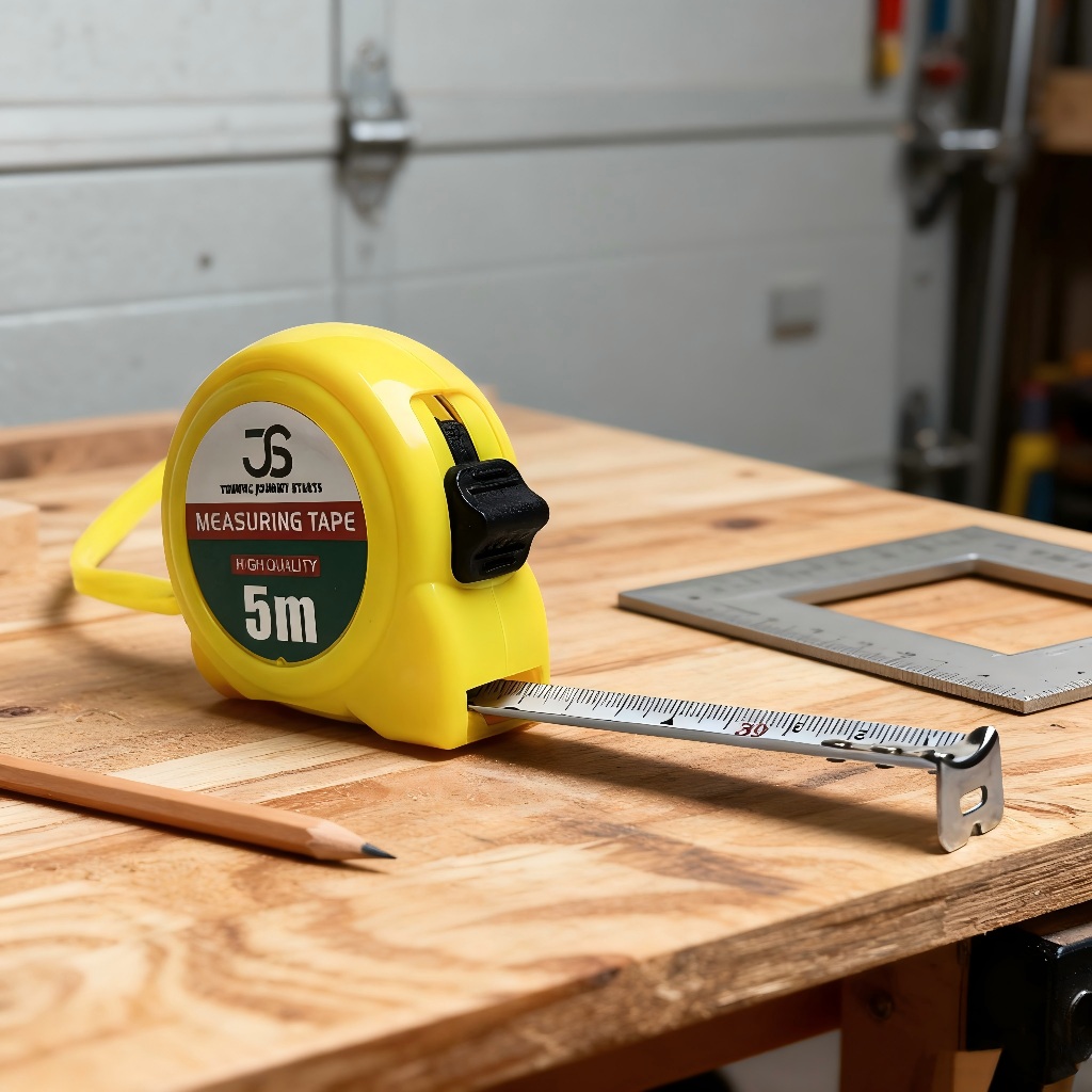 JS Meteran Tukang Measuring Tape Pita Pengukur Meteran Karet 5M