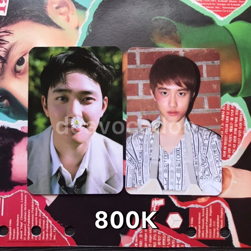 photocard doh kyungsoo non album spc growl anniv tihol kopi universe mug lmr coex holo mumo empathy