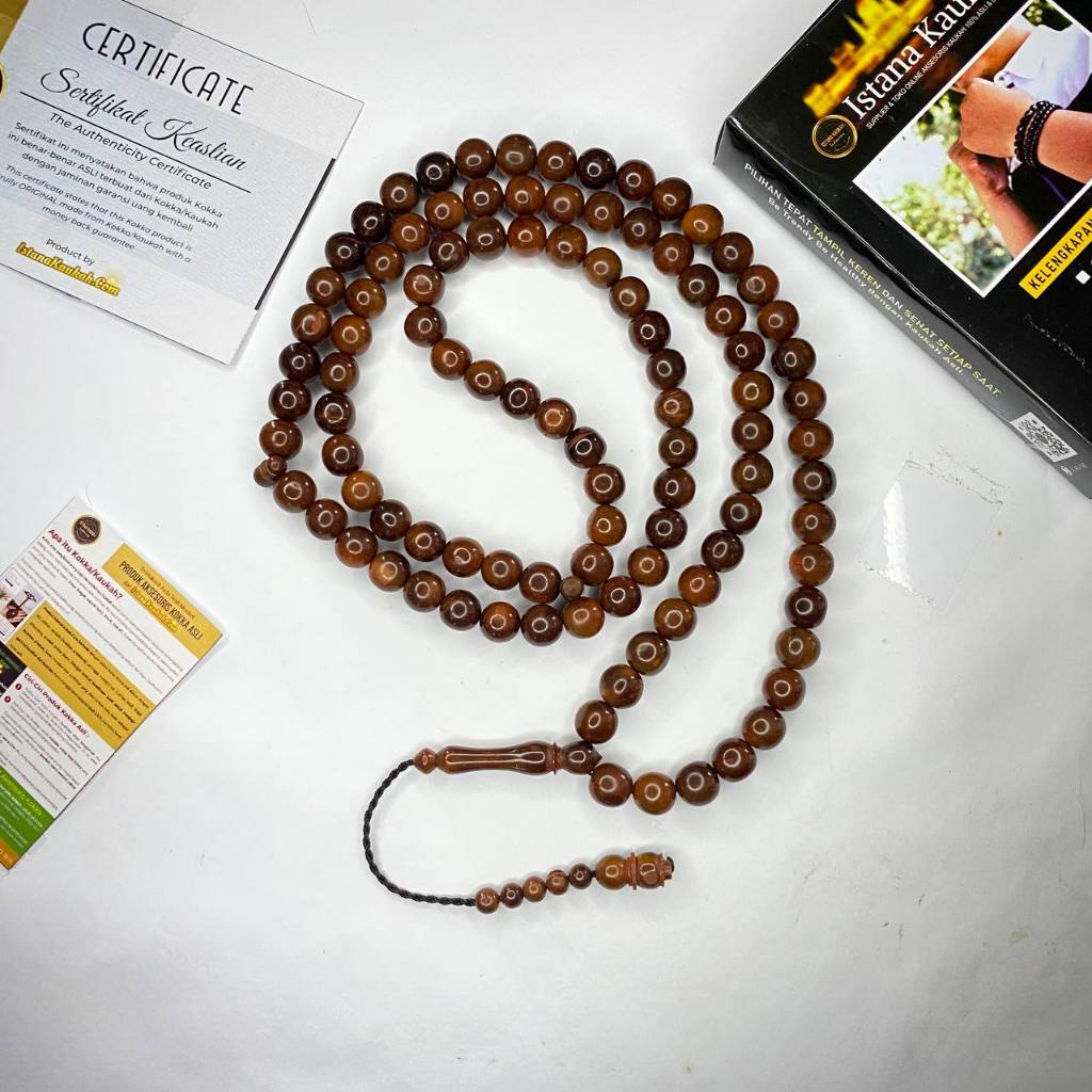 Tasbih KAUKAH asli - 99 butir | 10mm / 8mm