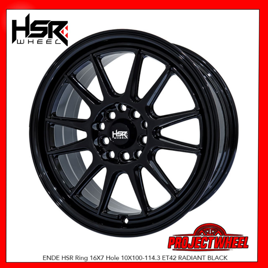 Velg Mobil Racing HSR R16 Ende Sporty Untuk Ertiga Sienta Xenia Jazz Ring 16 | HSR ORIGINAL