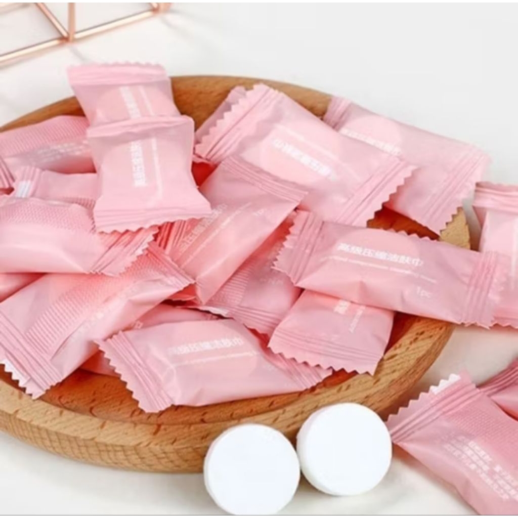Disposable Magic Towel Tablet Traveling - Tissu Handuk Mini Travel