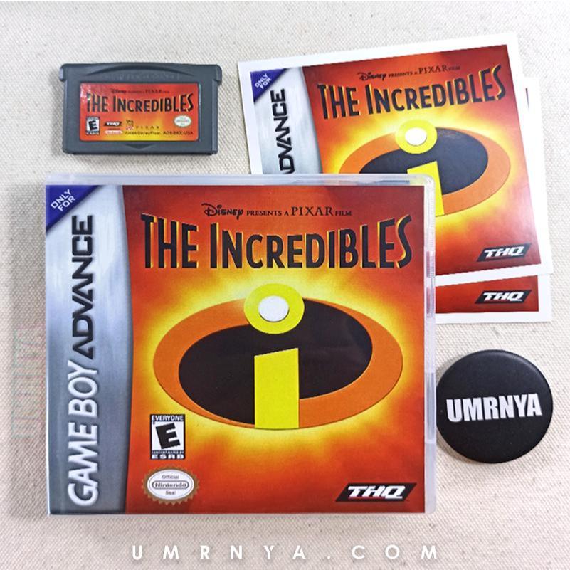 Kaset Original Nintendo The Incredibles Gameboy GBA Game Boy SP Ds