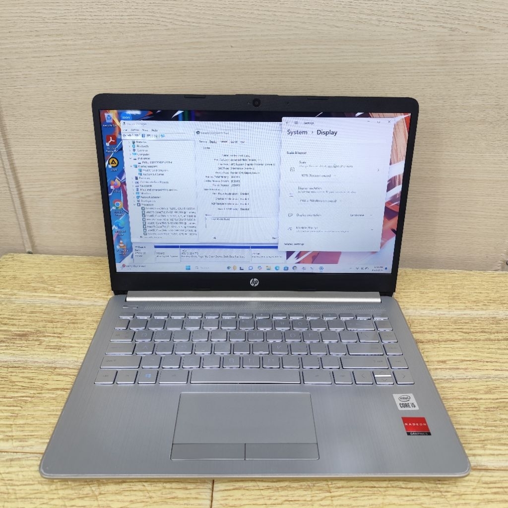 Laptop Second HP 14s-cf2033tx Core i5-10210u Ram 8gb Ssd 512gb Radeon 530 Hd