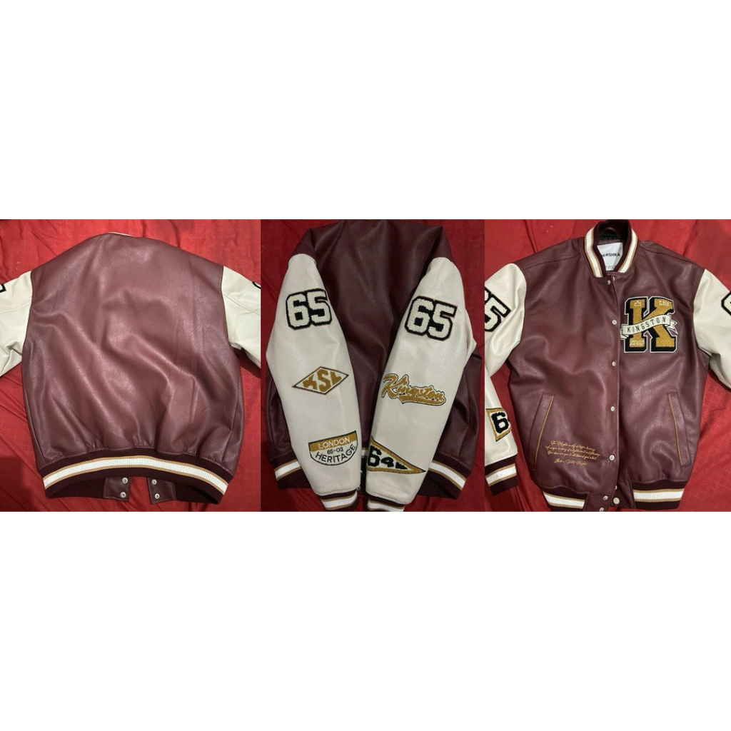 JAKET PRELOVED (BERSKHA SIZE XS VARSITY)