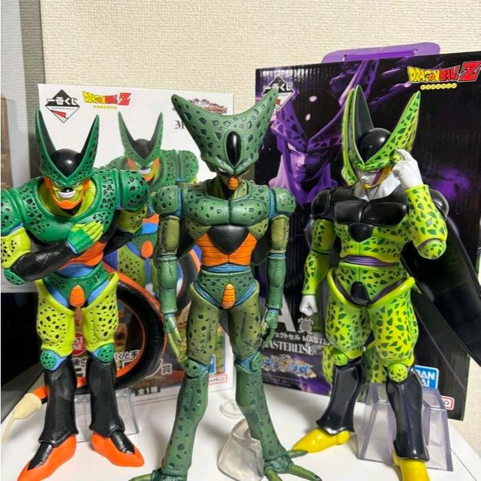 Ichiban Kuji Cell Figure Dragon Ball Set Cell Goku Vegeta