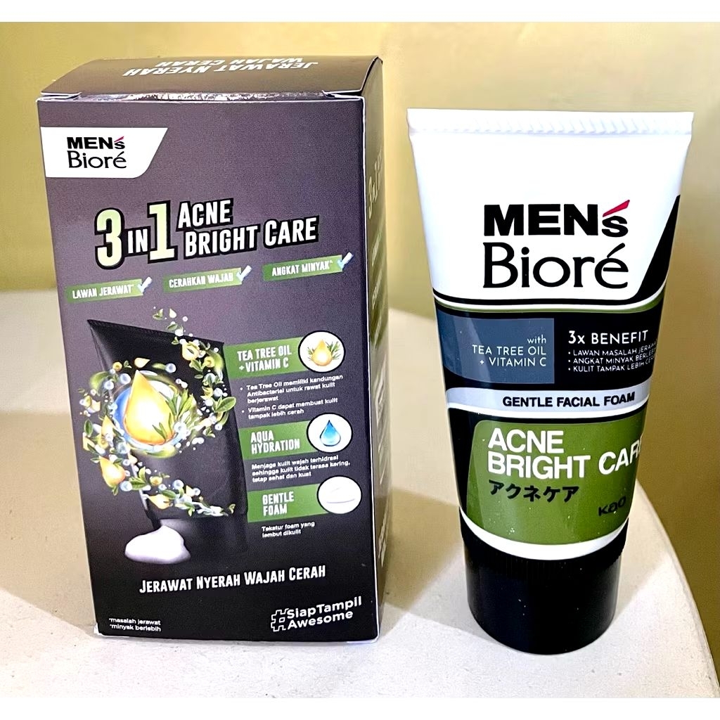 men's Biore skincare for men