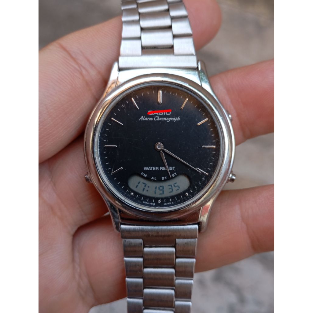 jam tangan kesyio analog digital second preloved original