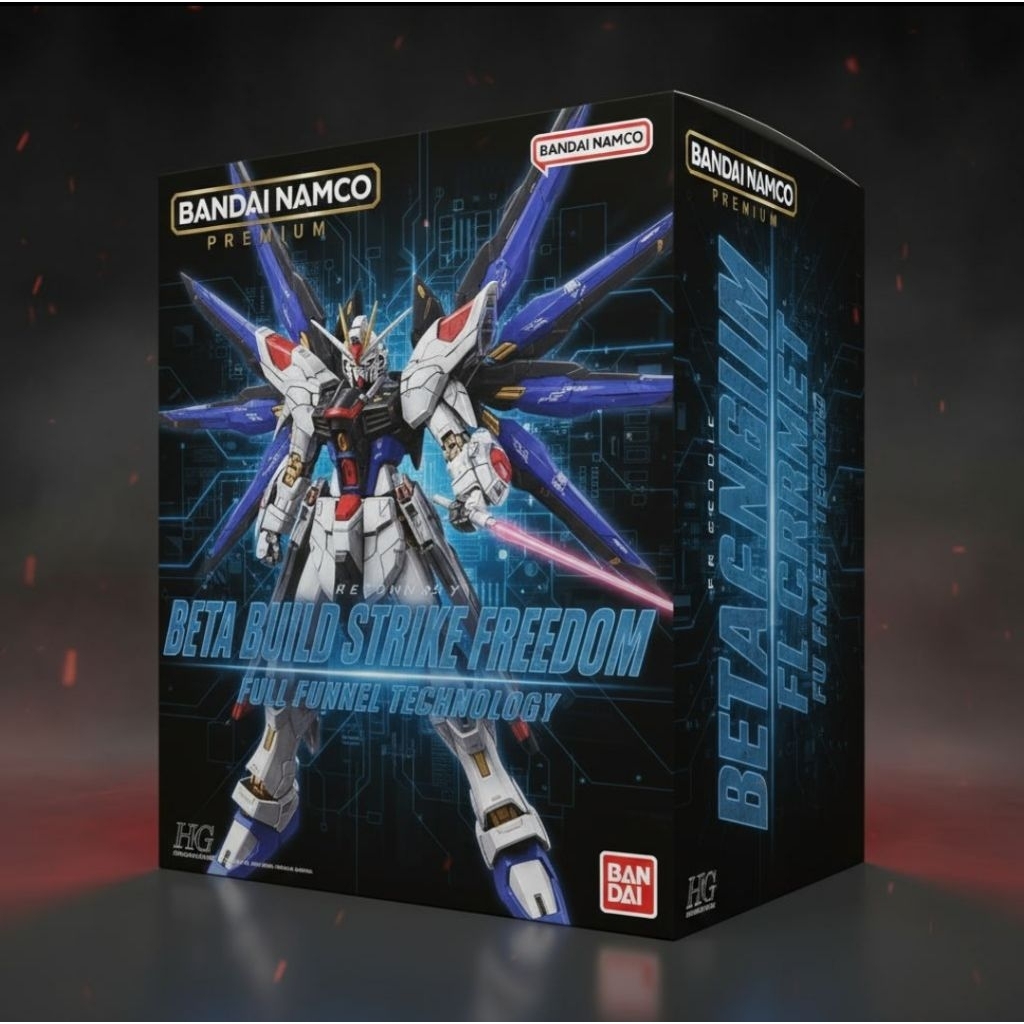 Beta Build Strike Freedom Gundam