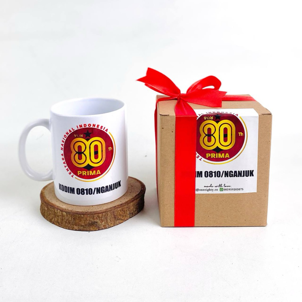SOUVENIR MUG KERAMIK CUSTOM KEMAS BOX PITA PERSONALIZED SOUVENIR WEDDING PERNIKAHAN BRIDESMAID BIRTH