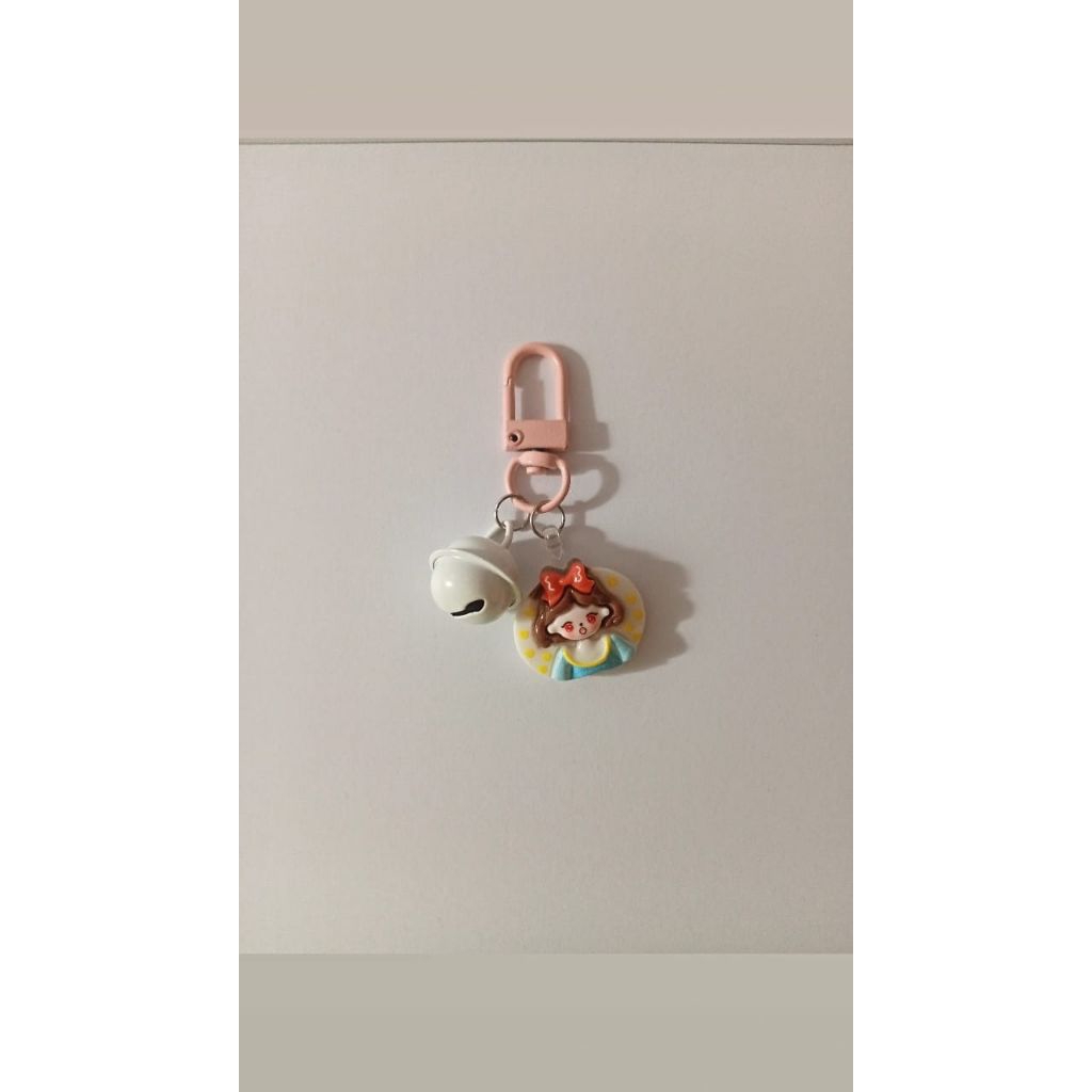 gantungan kunci clay resin karakter princess disney