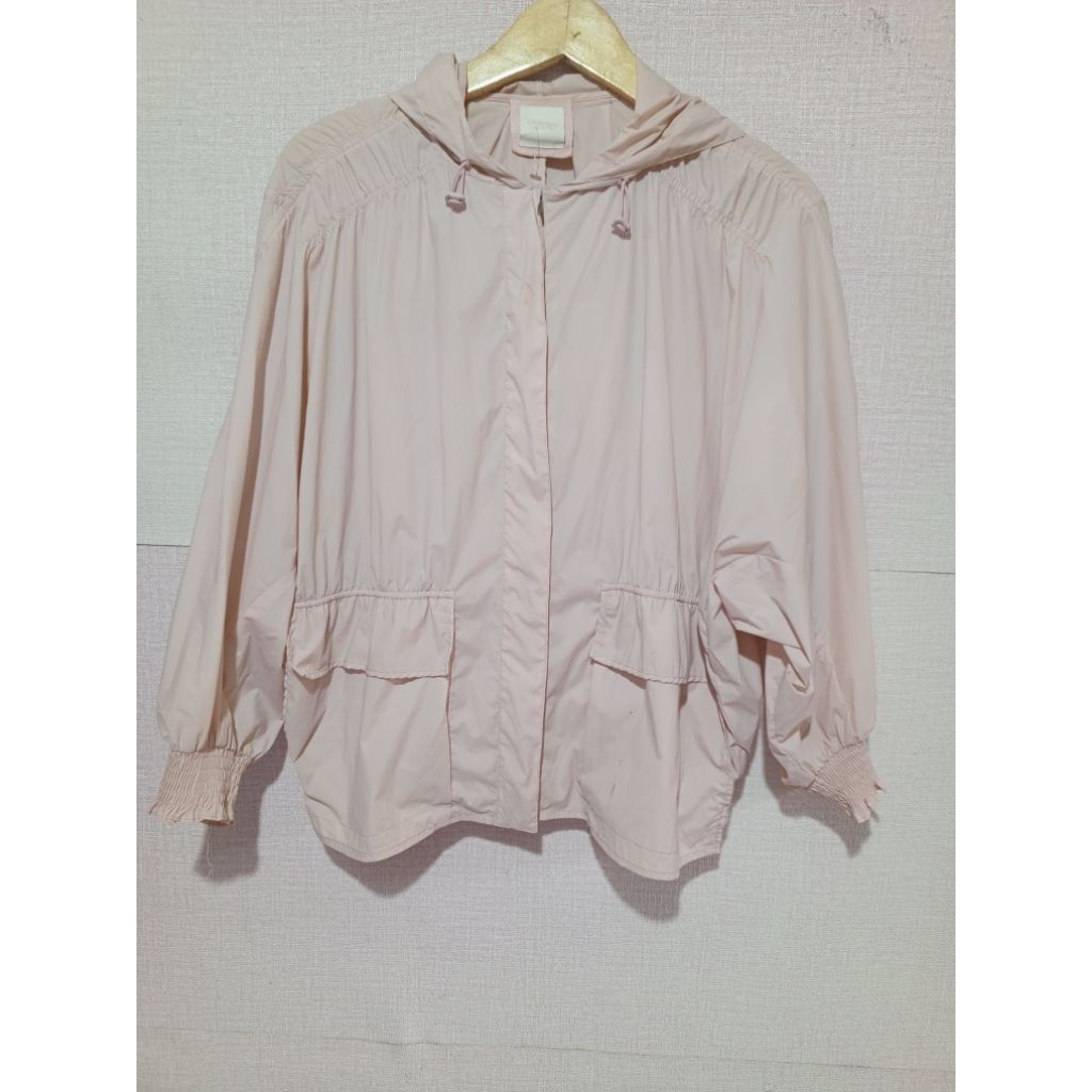 Baju jacket olahraga running joging sport Demian size L fit XL second