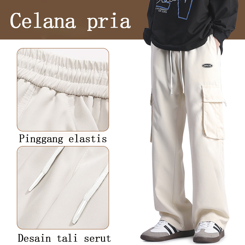 celana kargo pria celana gombrong pria celana casual pria celana cargo oversize pria Celana kargo pi