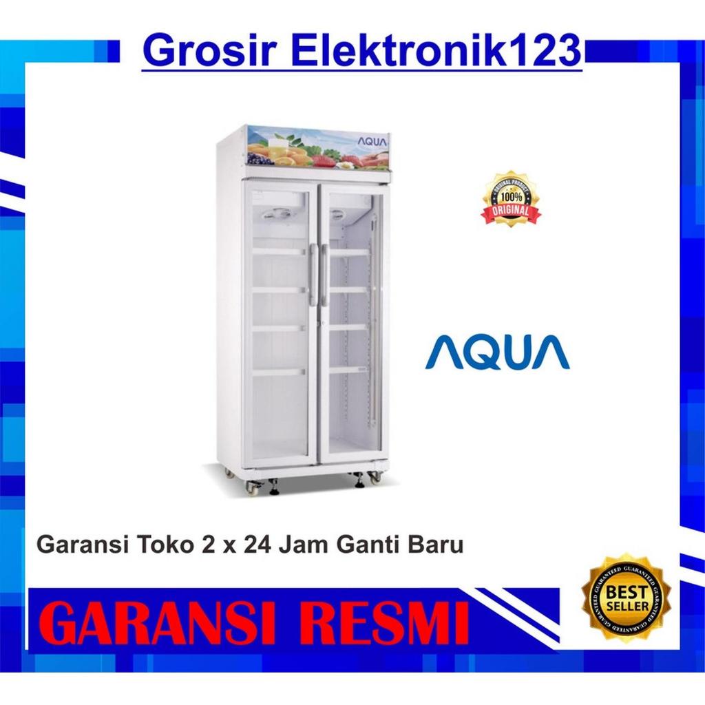 Showcase AQUA AQB568 / AQB 568 / lemari pendingin