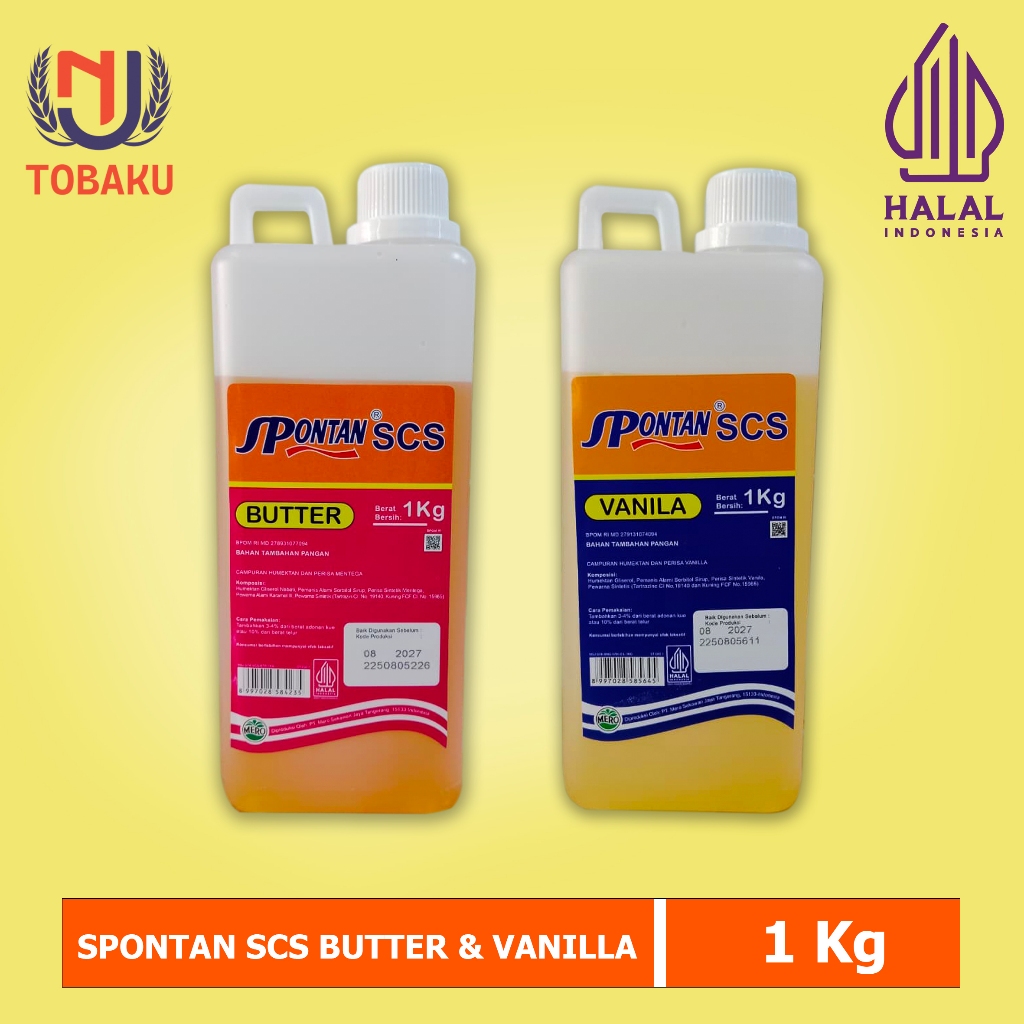 Spontan SCS Butter/ Wysman Cake Softener Pelembut Kue & Martabak 1kg Kemasan baru