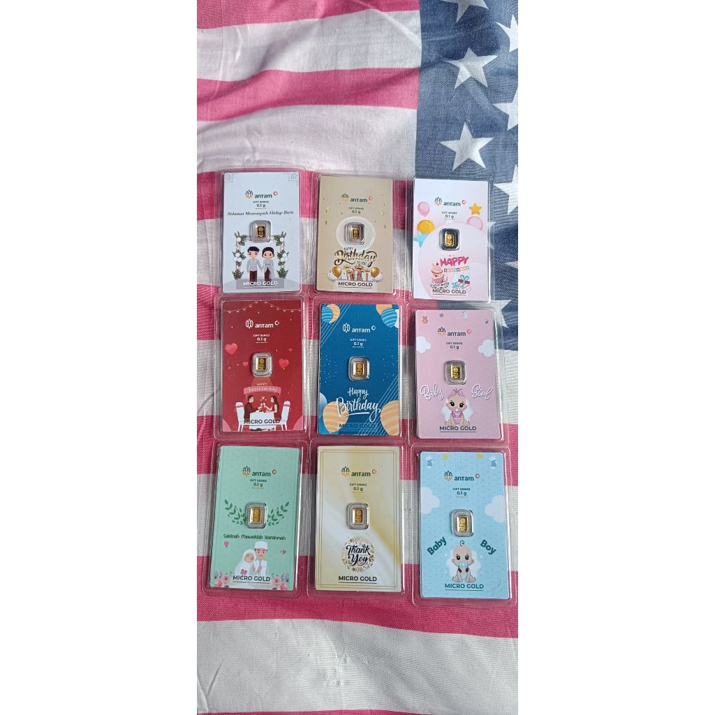 antam x hartadinata abadi gift series 0.1 Gr