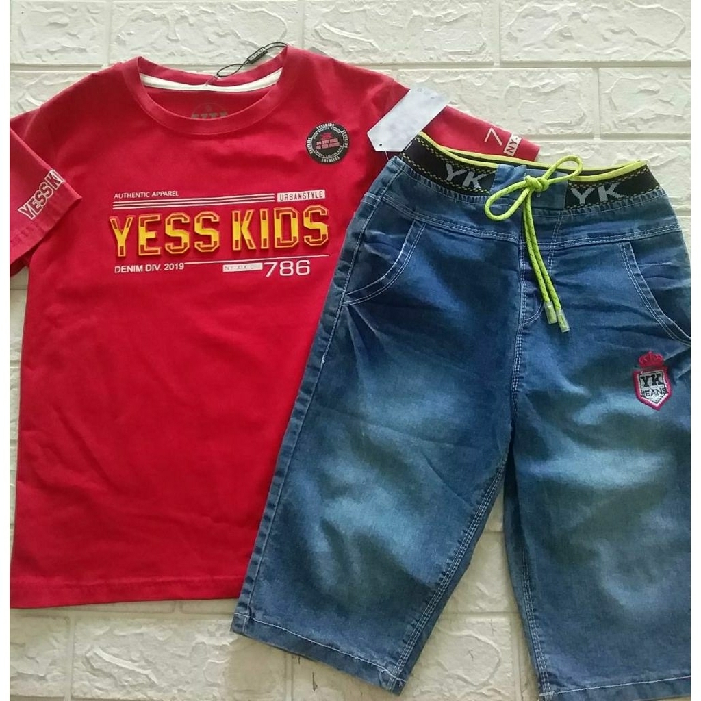 setelan anak jeans premium Yess kids