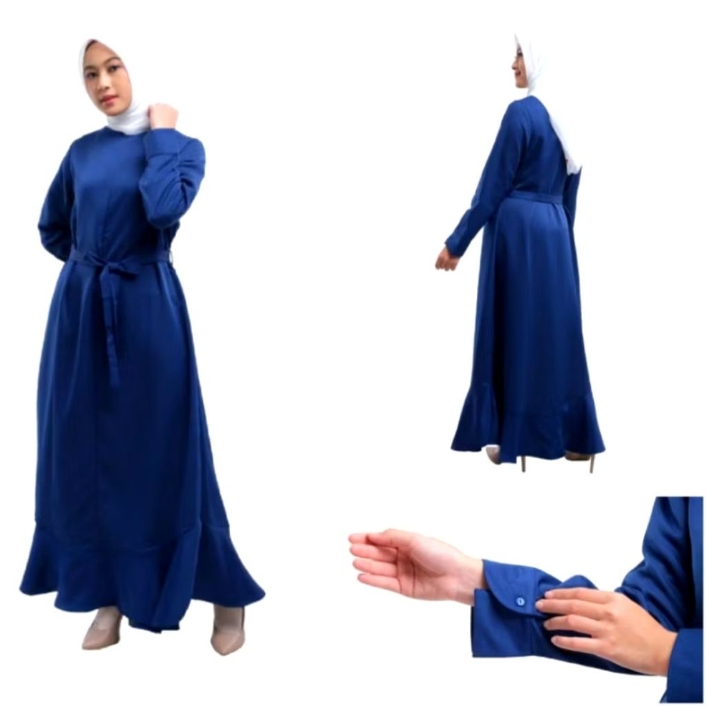 Zoya Fadwa Dress Navy Size S