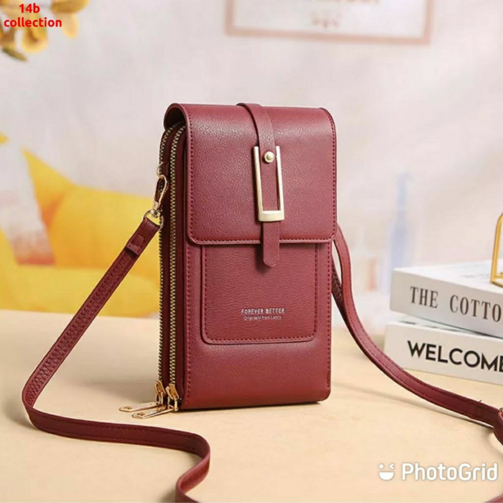 Tas wanita multifungsi Dompet Hp Dompet tas Selempang wanita