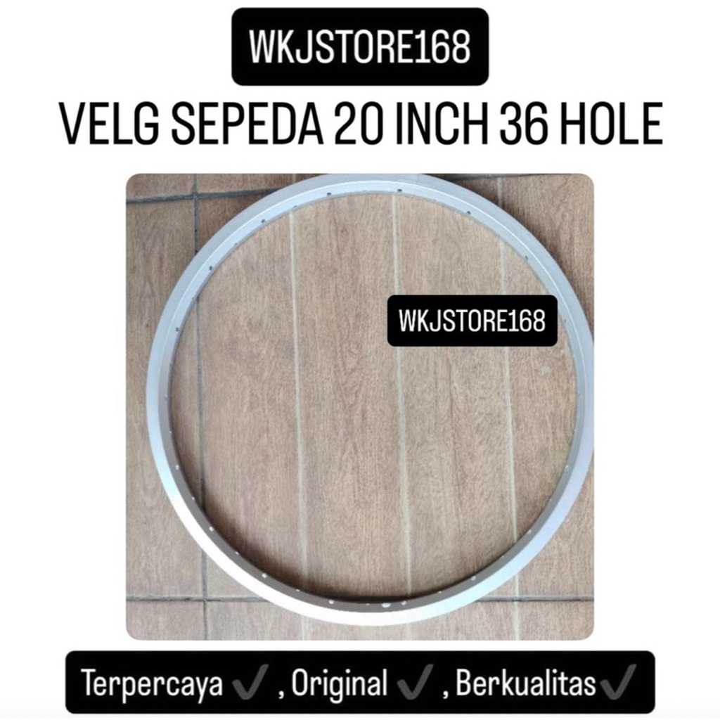 Velg Sepeda 20 Inch 36 Hole
