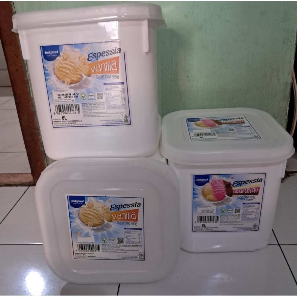 Ember box eskrim bekas uk 8 lt kotak