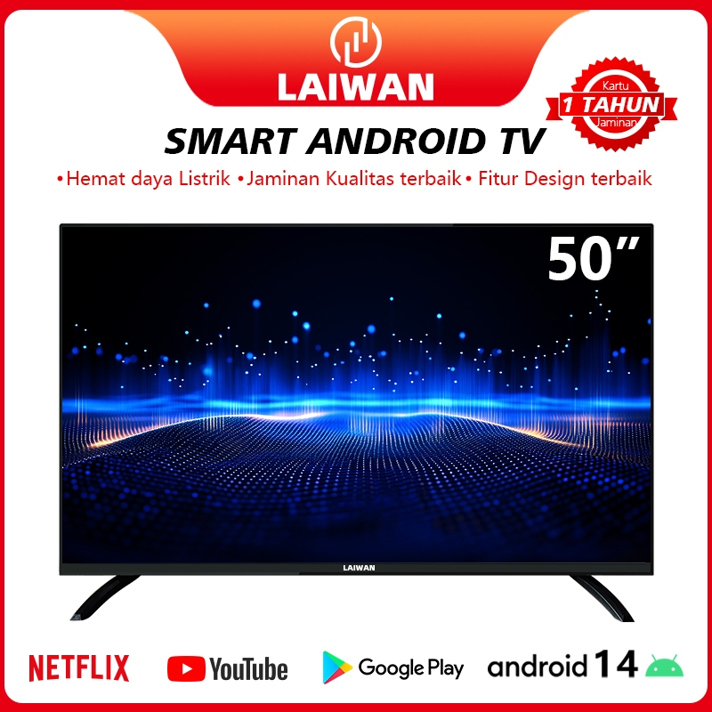 LAIWAN Smart TV Android 50 inch tv led 32 inch ORIGINAL Televisi netflix