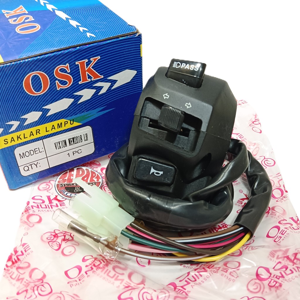 Saklar Vixion New 2018 KIRI Holder Lampu sen klakson New Vixion 18