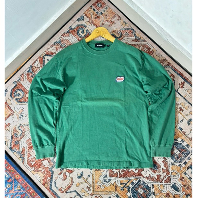 KAOS LONGSLEEVE XLARGE HIJAU SECOND