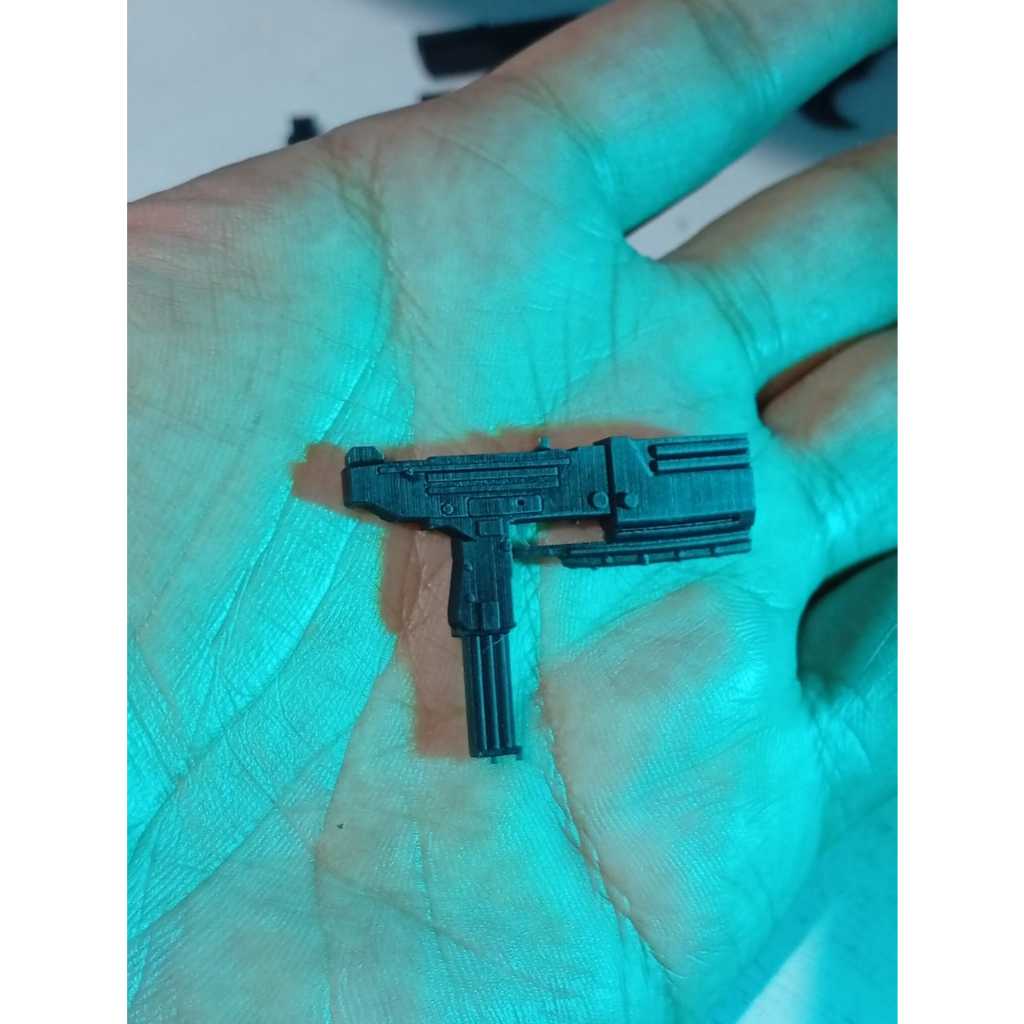 Uzi 1 Blade weapon untuk Kitbash Action Figure Muff Toys Notaman Shf NWToys Vtoys Romankey Marvel Le