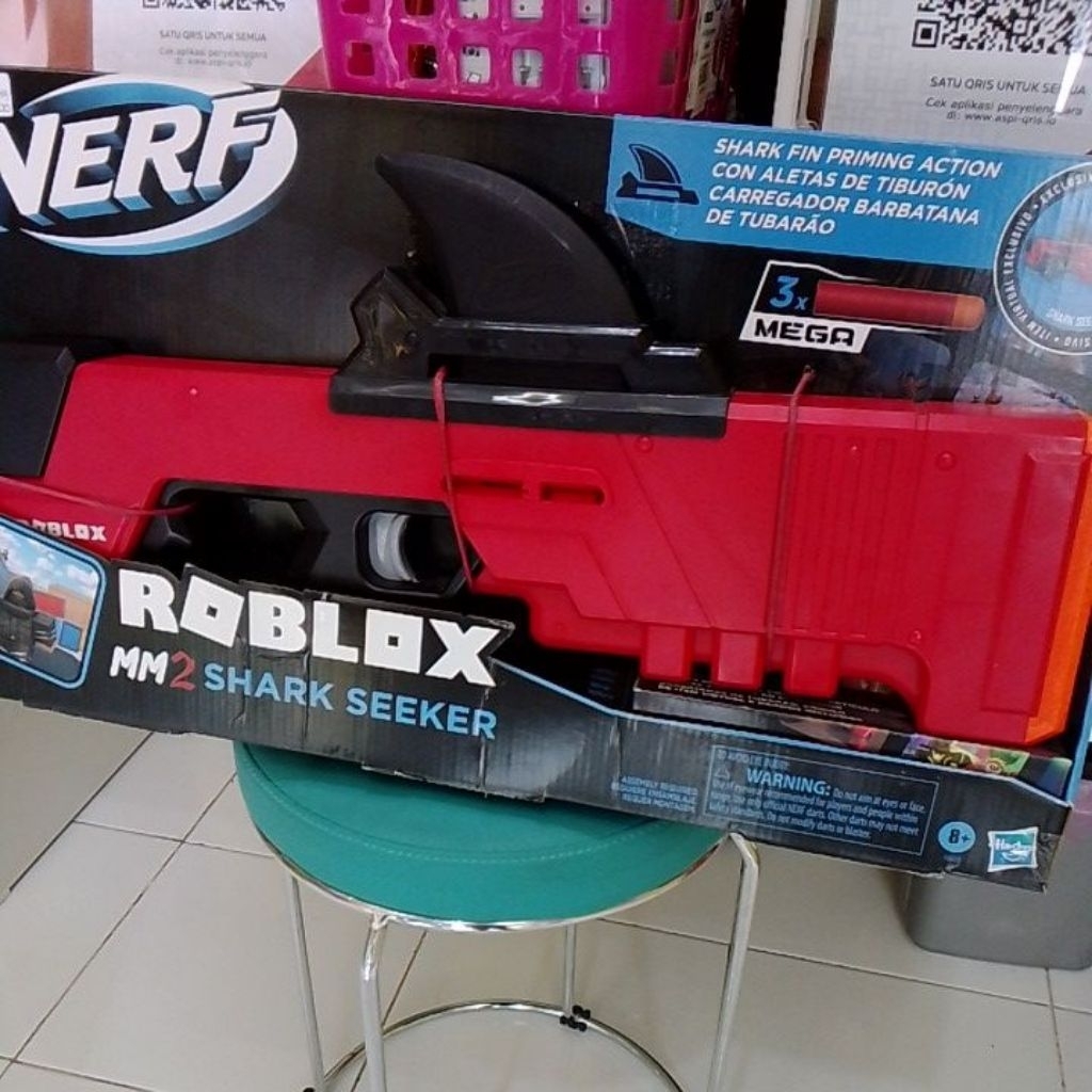 Pistol mainan Roblox MM2 Shark Seeker