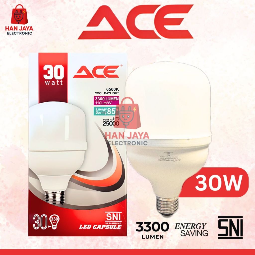 Lampu LED Capsule ACE 30 Watt Putih