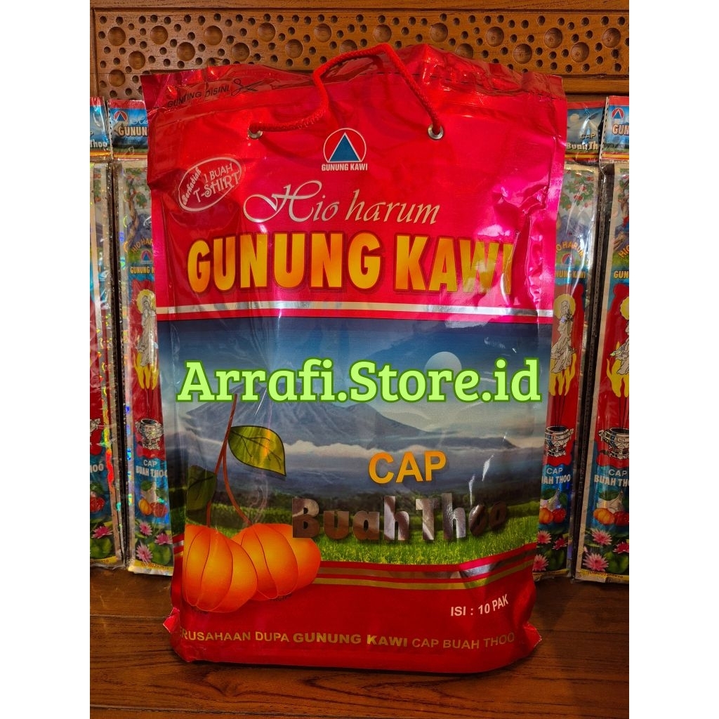 Grosir Hio Harum Gunung Kawi 1 Tas isi 10 Pack 900 batang 32cm Cap Buah Thoo Dupa Wangi Hio Harum Bu