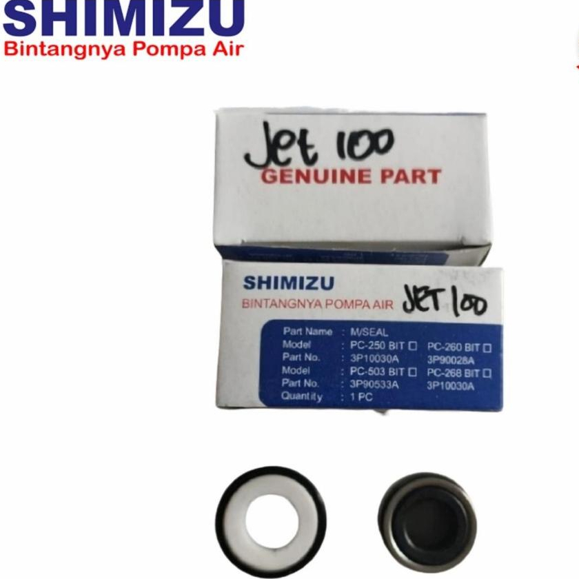 Mechanical Seal Pompa Air Shimizu Semi jet 100 & Jet 108 BIT Original