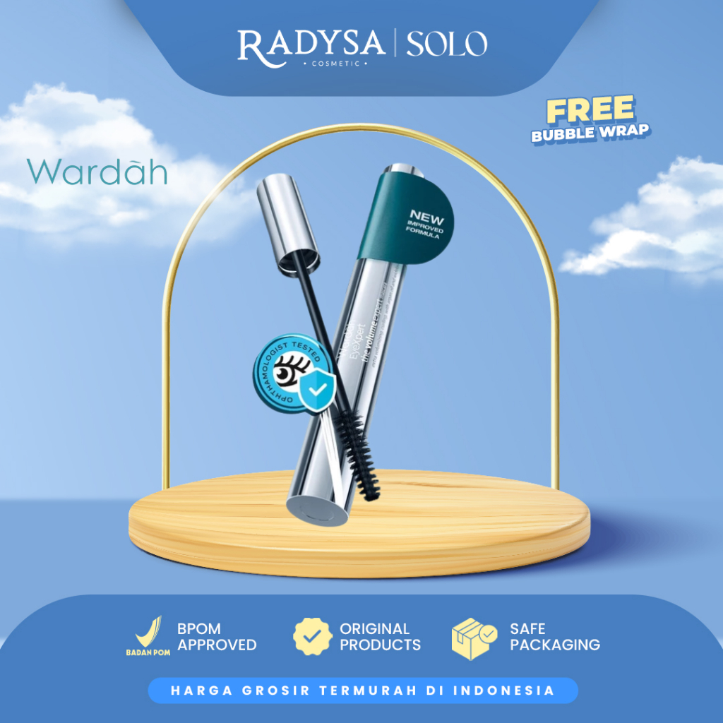 𝐑𝐀𝐃𝐘𝐒𝐀 - WARDAH EyeXpert The Volume Expert Mascara - Makeup - Maskara - Maskara Waterproof Anti Air 