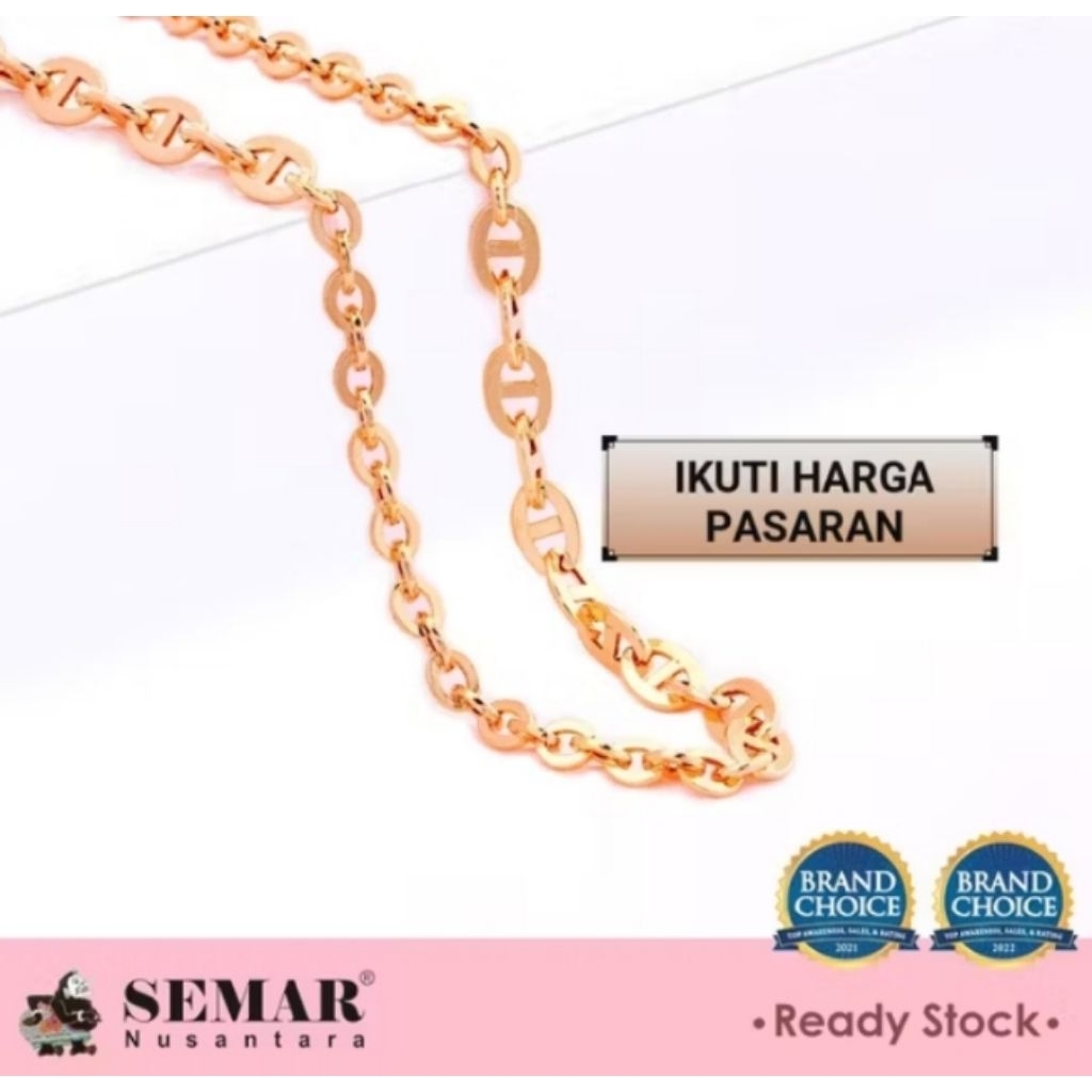 Gelang Emas Rantai Noera Chain Gold 10K Semar Nusantara