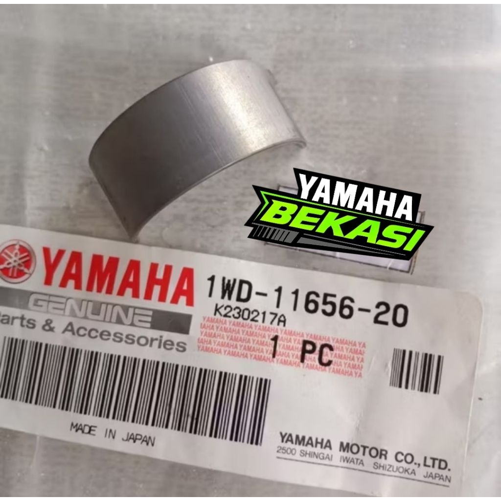 METAL PLANE JALAN BEARING CONNECTING ROD STANG SEHER R25 R 25 ASLI ORIGINAL YAMAHA 1WD 11656 20