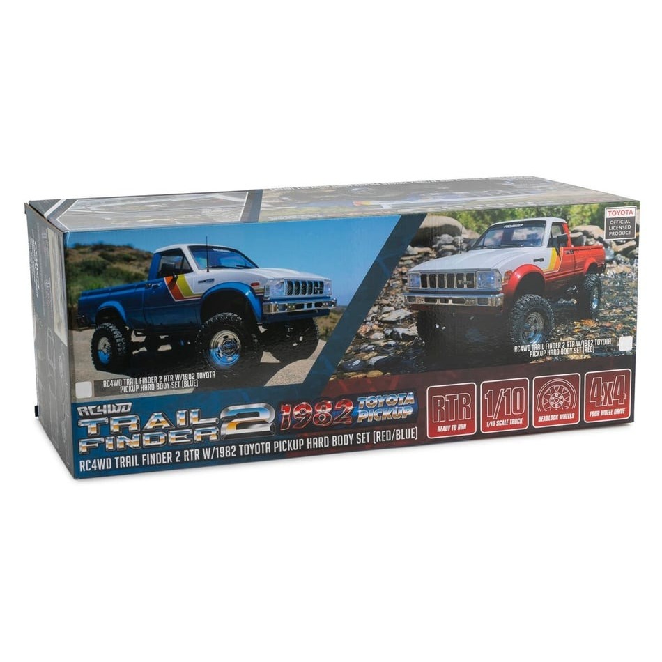 RC4WD TRAIL FINDER 2 RTR W/ 1982 TOYOTA PICKUP HARD BODY SET