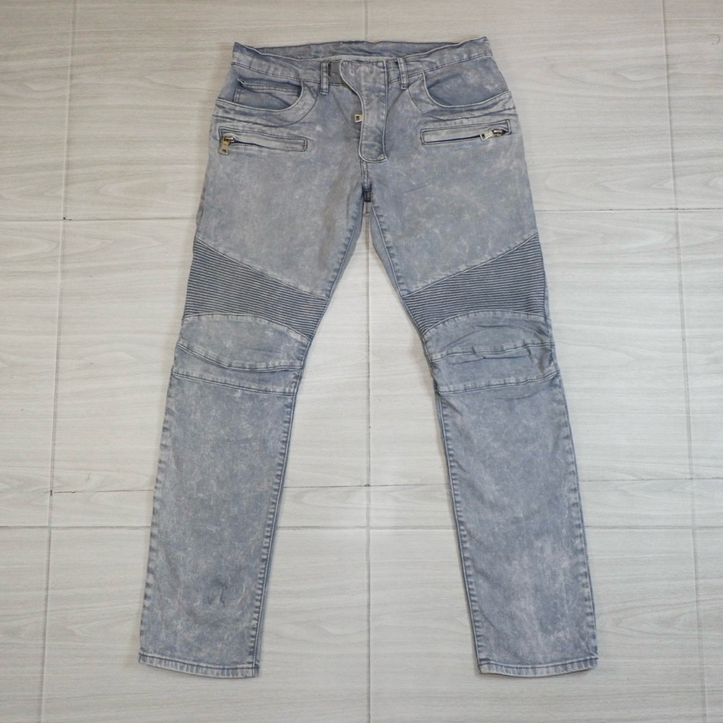 Balmain biker jeans