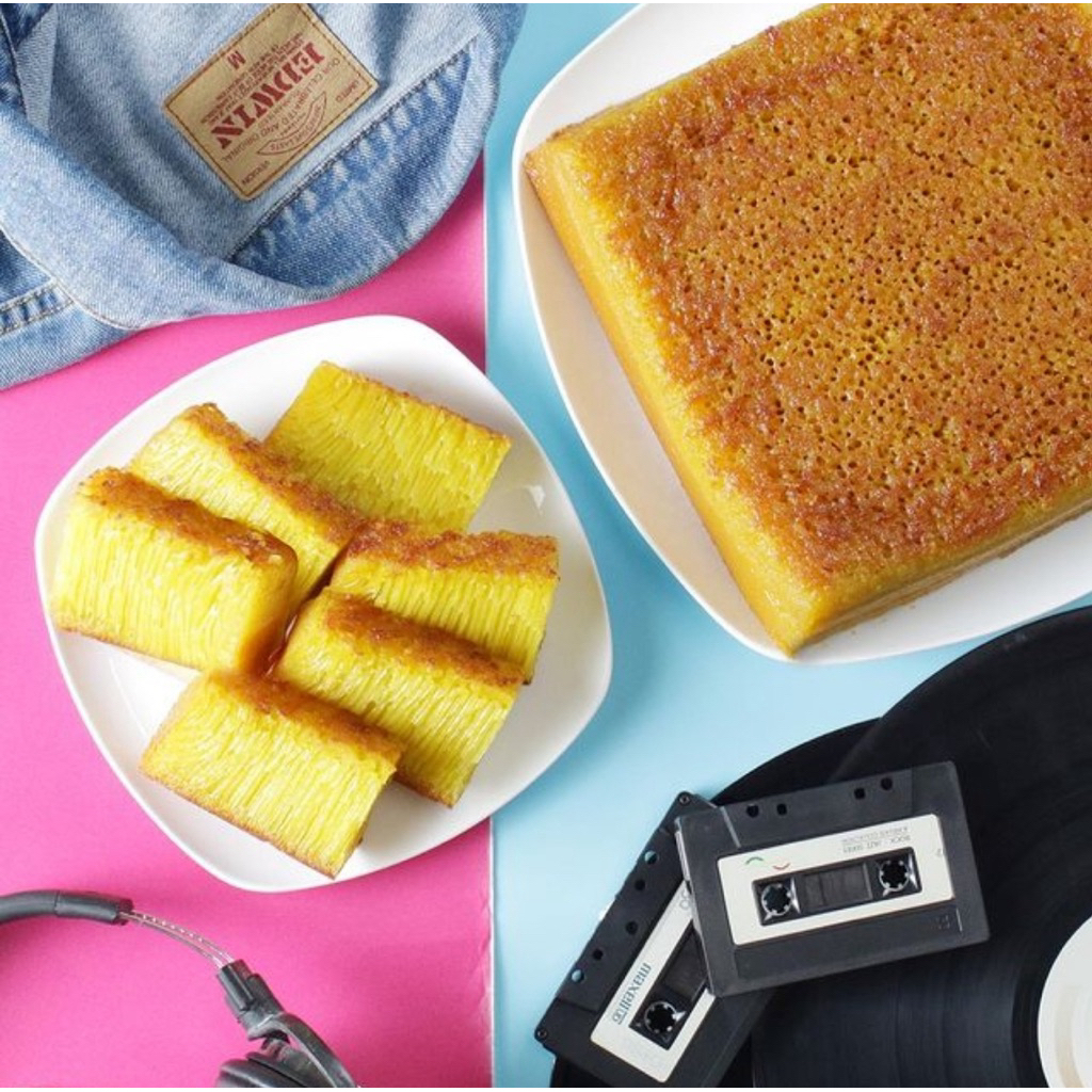 Bika Ambon Besar Premium Holland Bakery Semarang | Bika Ambon Kotak Besar Holland | Jastip With Happ