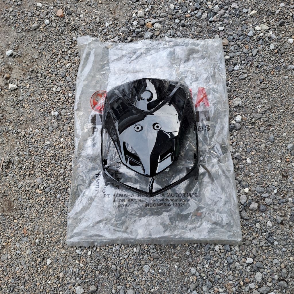 Cover body depan cover panel depan yamaha mio smile mio new hitam LEGSHIELD 1 (BLACK) 28D1,28D2 28D-