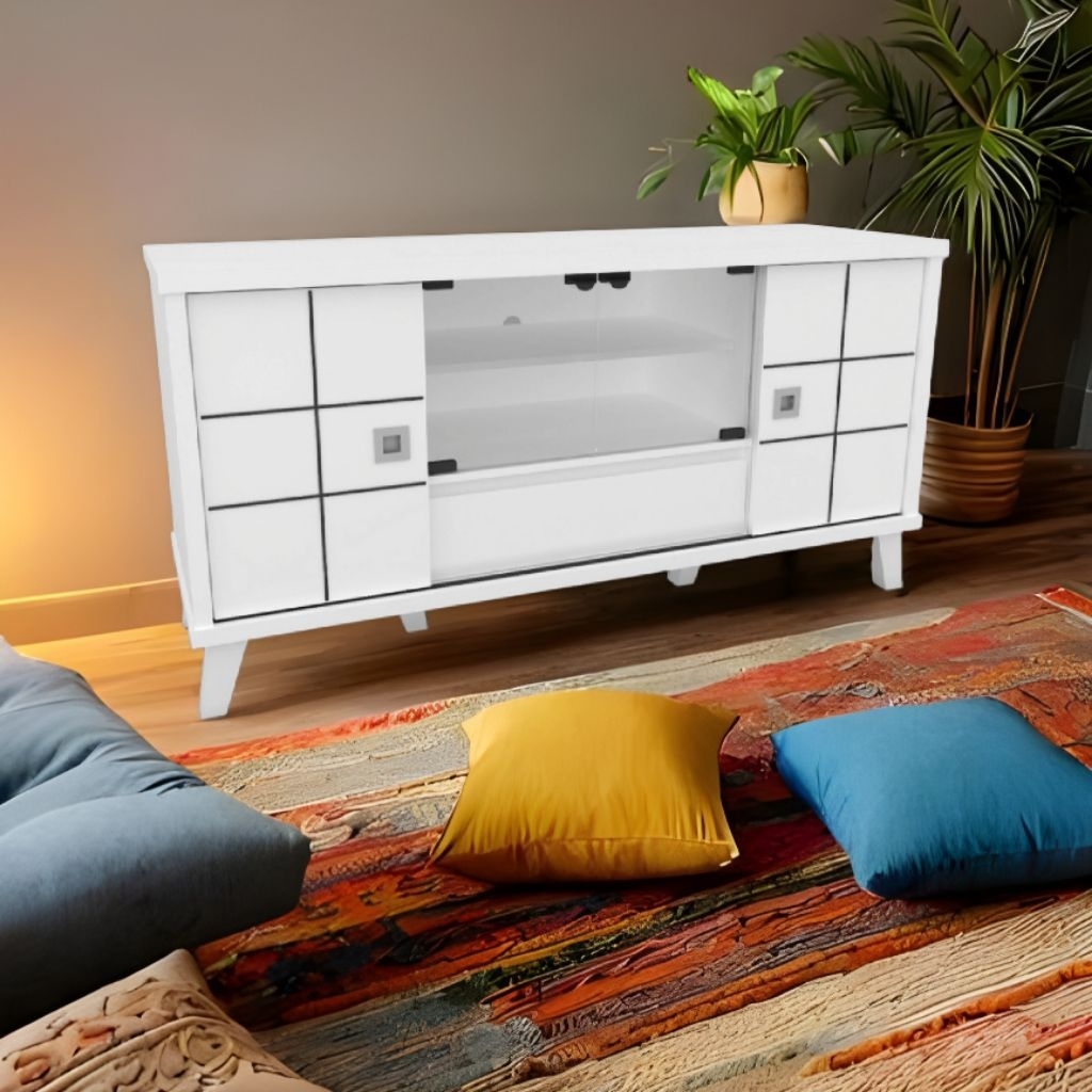 Rak Tv Gold Minimalis modern - Meja TV Lemari Tv  Modern Termurah Terlaris Jabodetabek Pekalongan Ba