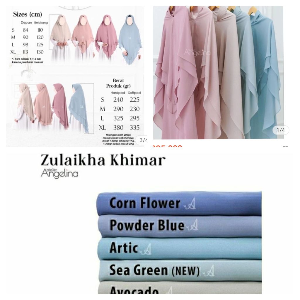 Zulaikha Khimar Atelier Angelina