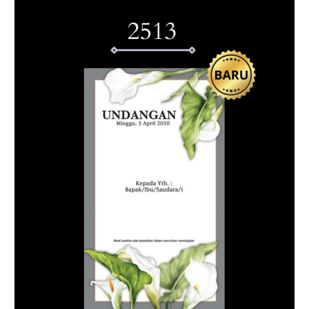 blangko undangan Erba 2513