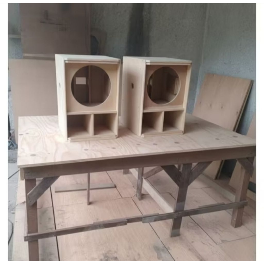 box speaker miniscoop 15inch mentahan sudah didempul halus