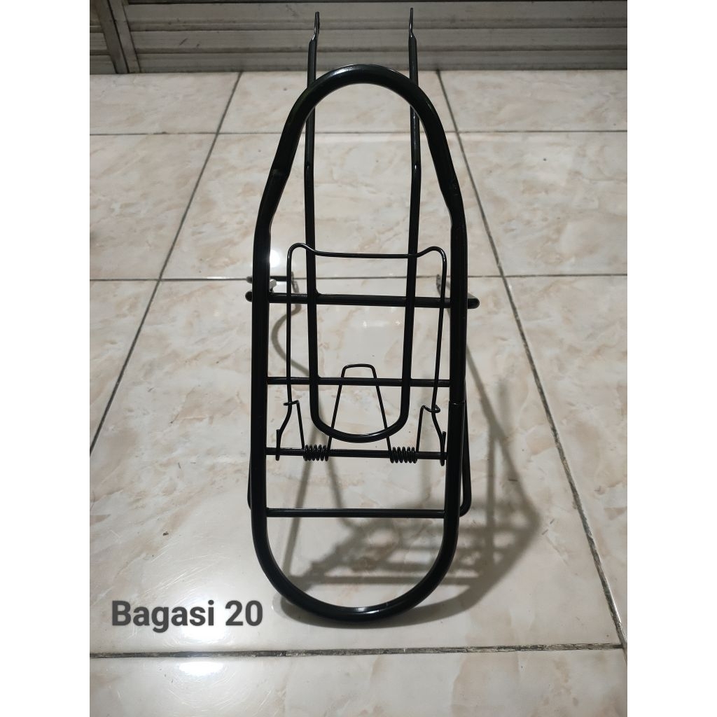 Bagasi Sepeda Lipat 20 inchi Hitam (Begasi / Boncengan Belakang)