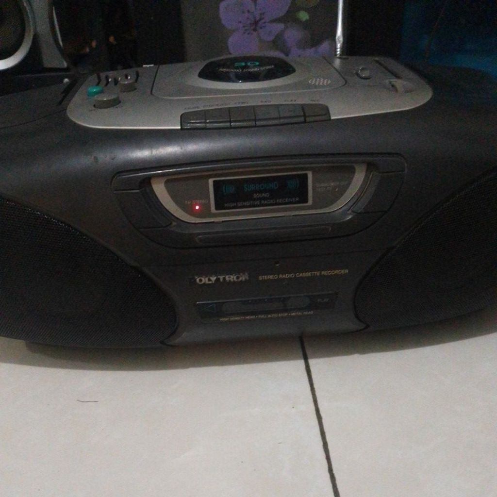 RADIO TAPE COMPO POLYTRON PSC 722C, NORMAL SEMUA.