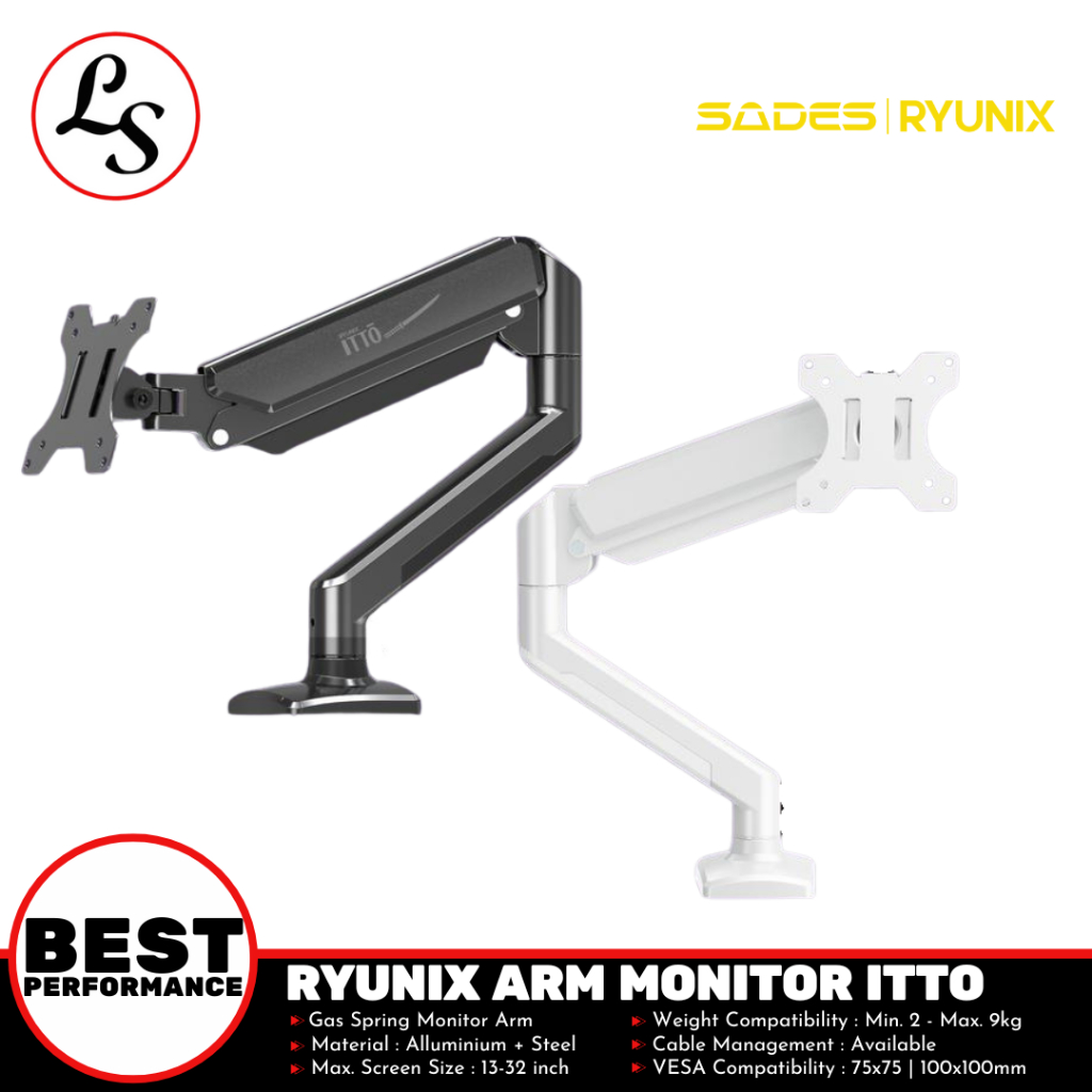 RYUNIX ARM MONITOR Itto Vesa Support Single Arm