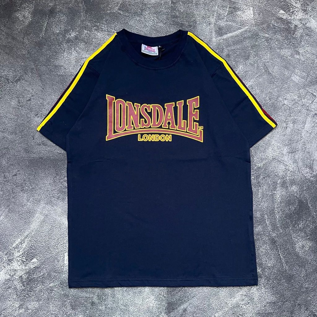 BARU ‼️LONSDALE LONDON - KAOS DISTRO / T SHIRT 24S BRANDED LENGAN PENDEK ORIGINAL QUALITY COTTON COM